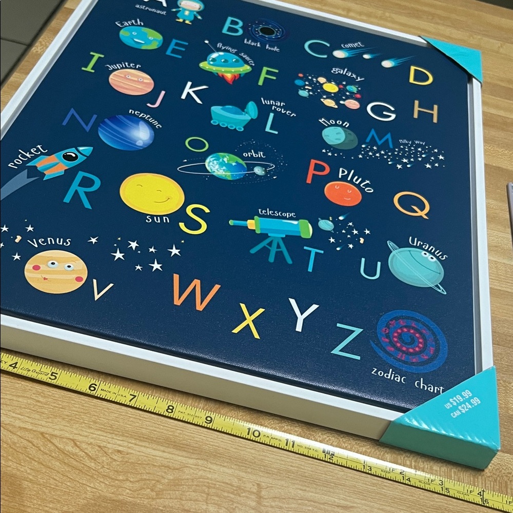 # 0809+ Space Alphabet Wall Art - Picture 5 of 11